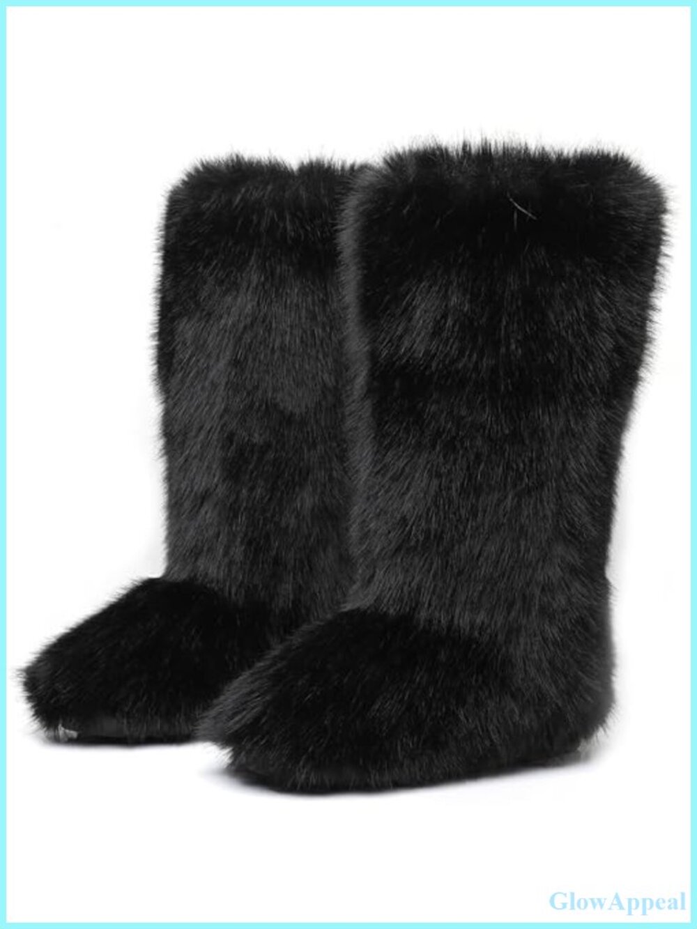 Knee High Faux Fur Lined Winter Snow Boots for Women